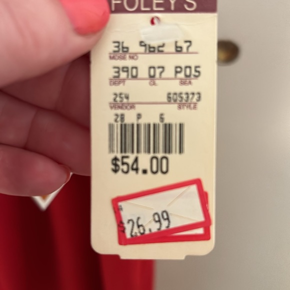 NWT Vintage Maggie McNaughton Red Praire Skirt - Picture 7 of 7